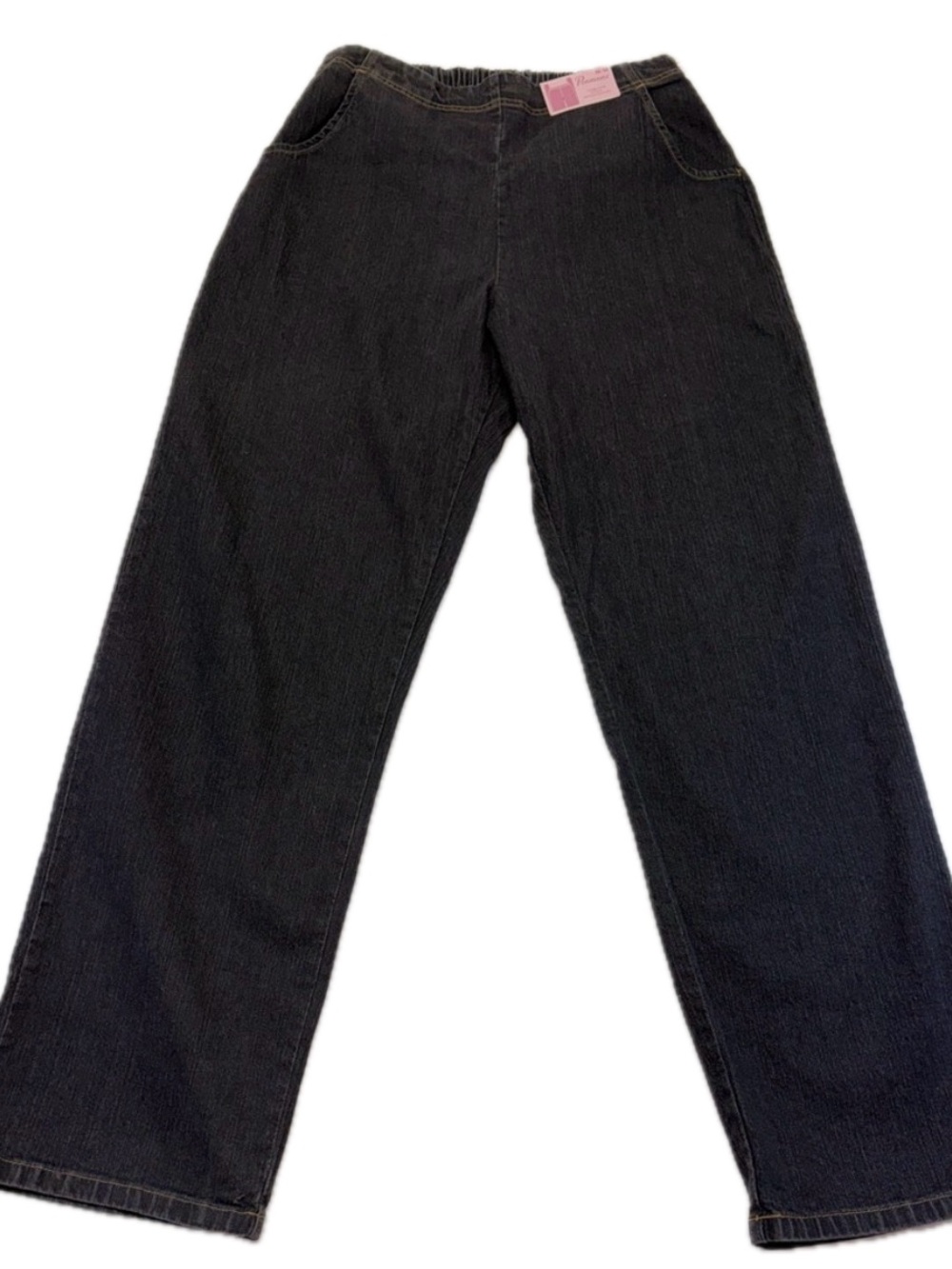 Vintage Penmans Easy Fit Black Denim Elastic Waist Jeans – Size Medium Deadstock